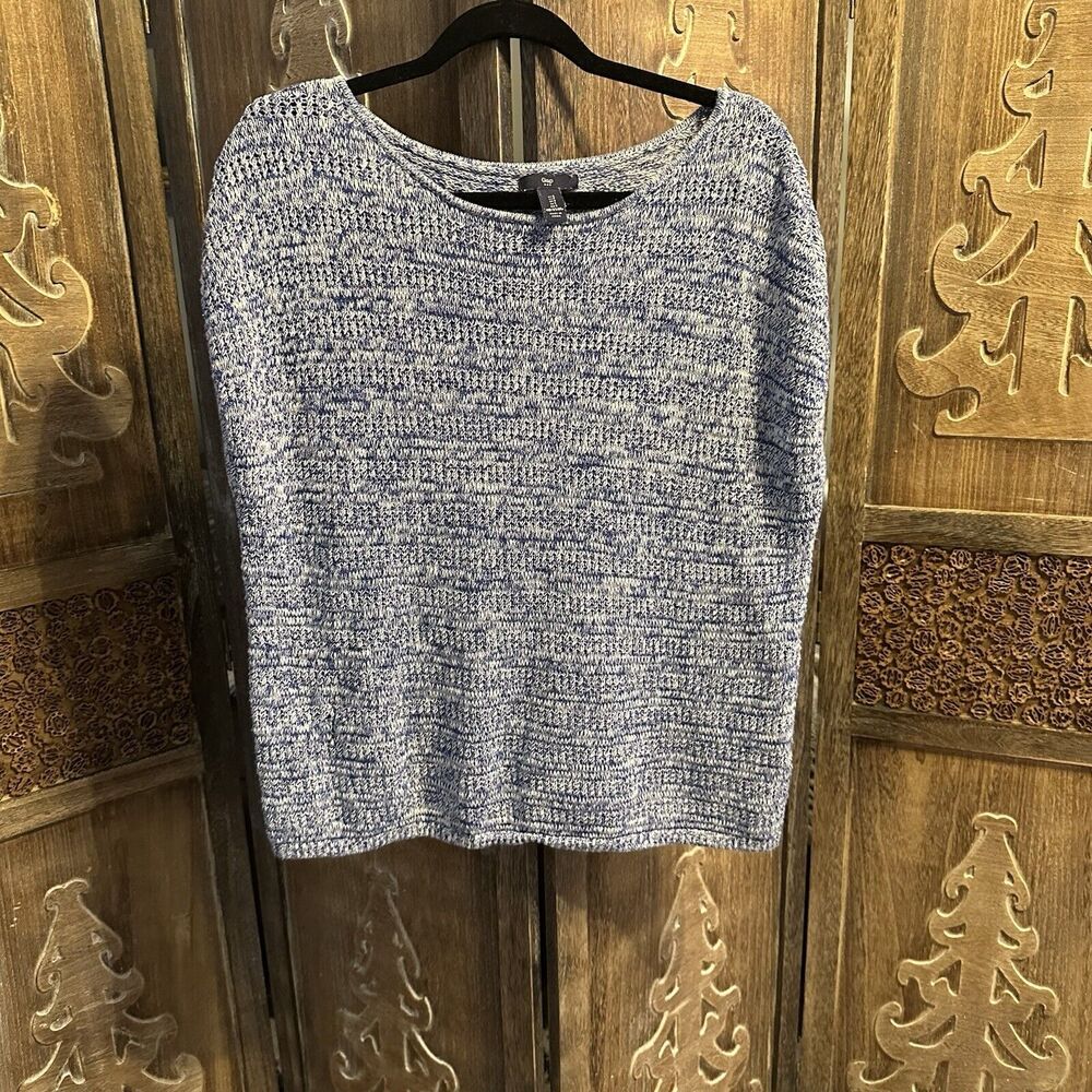 Vintage Gap Navy Blue White Sleeveless Sweater Size Small C14